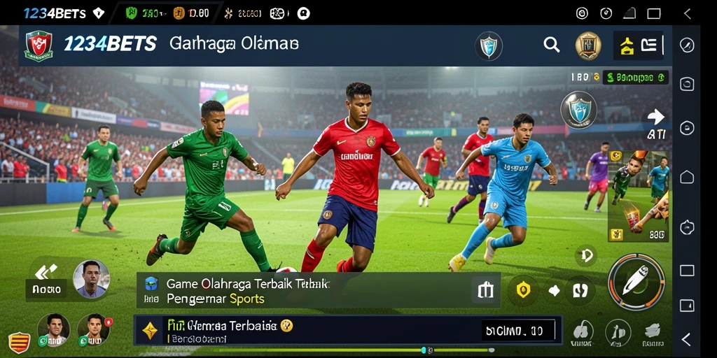 Tampilan gameplay seru dari 1234BETS saat bertaruh di olahraga.