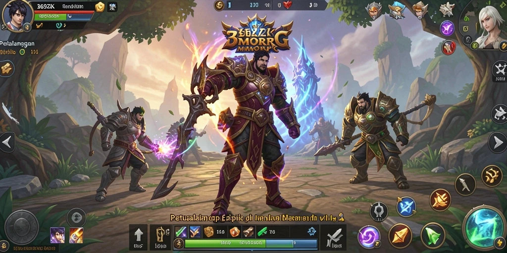 Tampilan gameplay 369ZK yang seru dan menegangkan di dunia MMORPG.