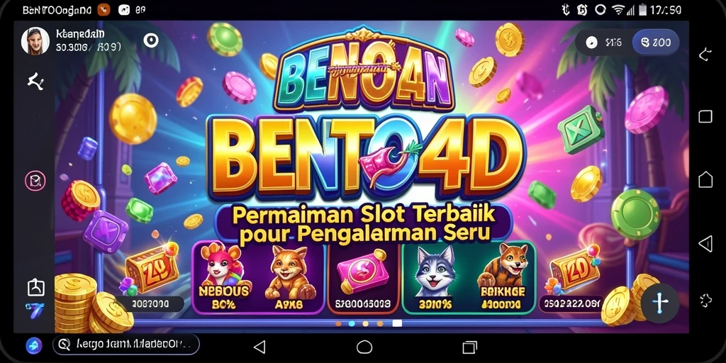 Gameplay BENTO4D yang menampilkan slot memukau dan menarik.