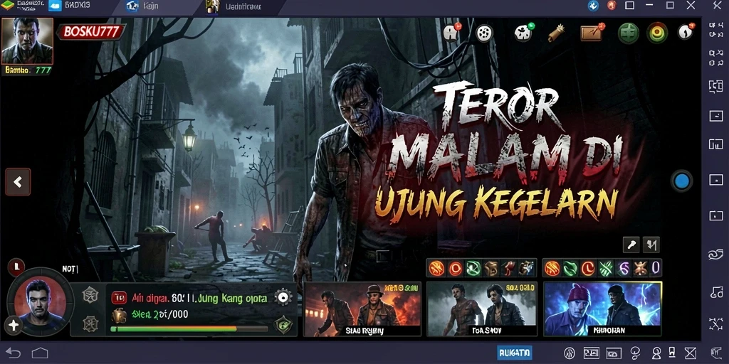 Gameplay menegangkan di dunia kegelapan penuh teror.