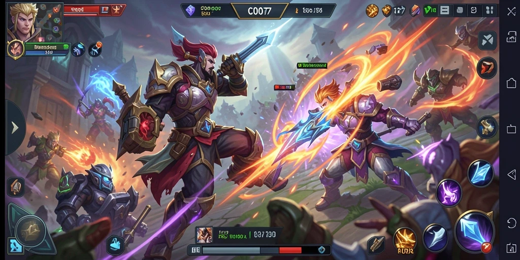 Tampilan gameplay C0077 yang menegangkan dan strategis.