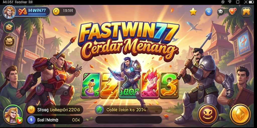 Tampilan gameplay strategis yang mendebarkan dalam FASTWIN77.