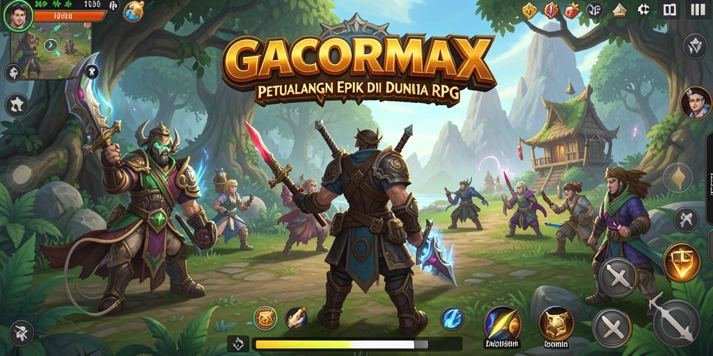 Tampilan visual menakjubkan dari gameplay GACORMAX yang mendebarkan.