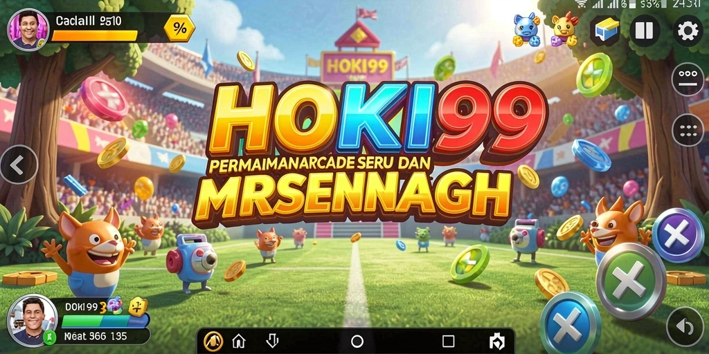 Screenshot gameplay HOKI99 menunjukkan serunya bermain game arcade.
