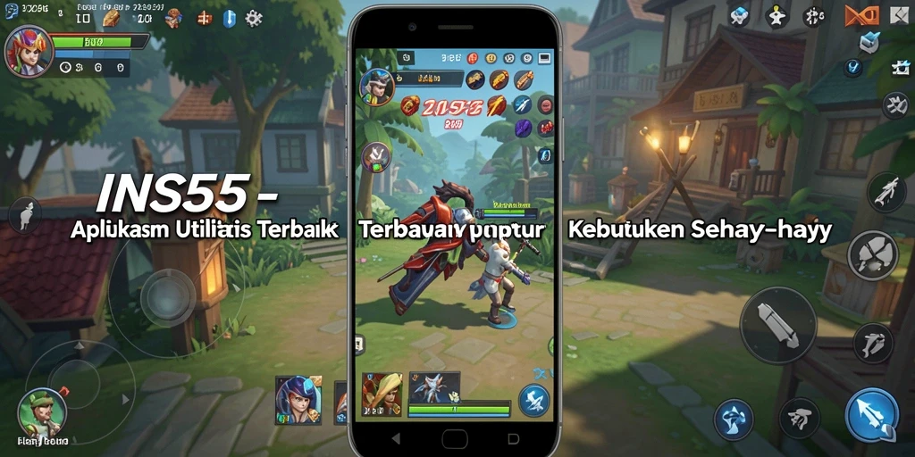 Tampilan antarmuka INS55 yang menarik dan fungsional.