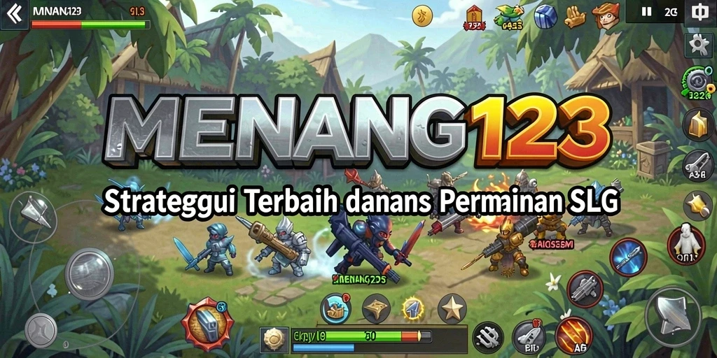 Tampilan seru dari gameplay SLG di MENANG123.