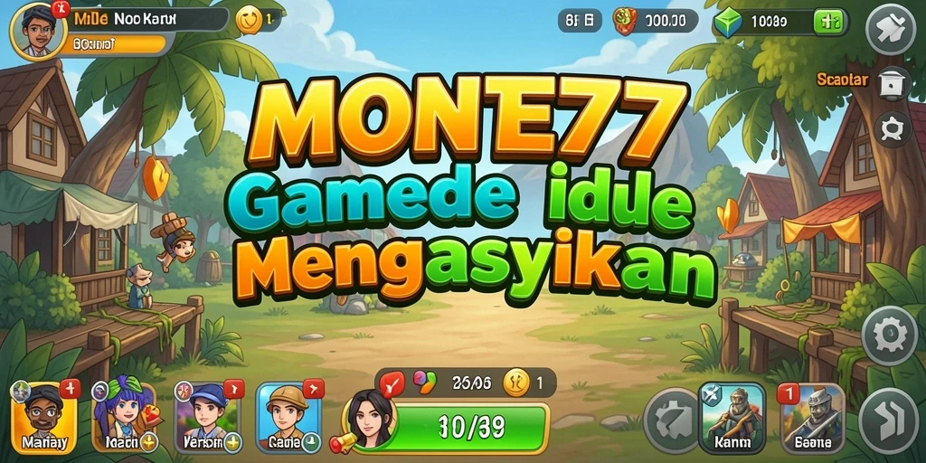 Tampilan screenshot gameplay <strong>MONTE77</strong> yang menunjukkan karakter dan aksi menarik.