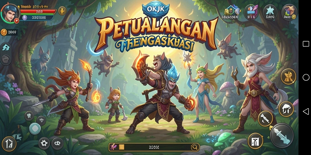 Tangkapan layar dari gameplay OKJK dengan aksi RPG yang mendebarkan.