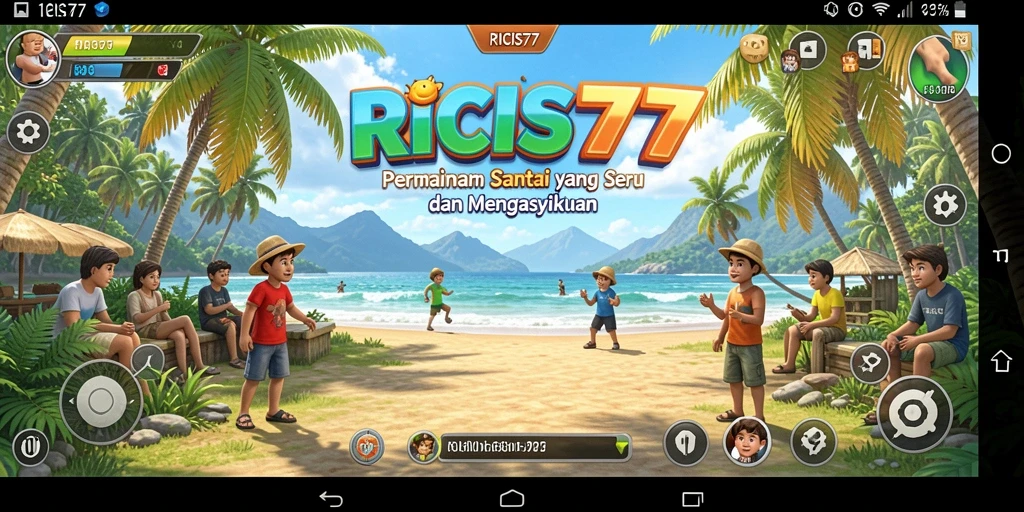 Screenshot RICIS77 menampilkan gameplay yang menarik dan menghibur.