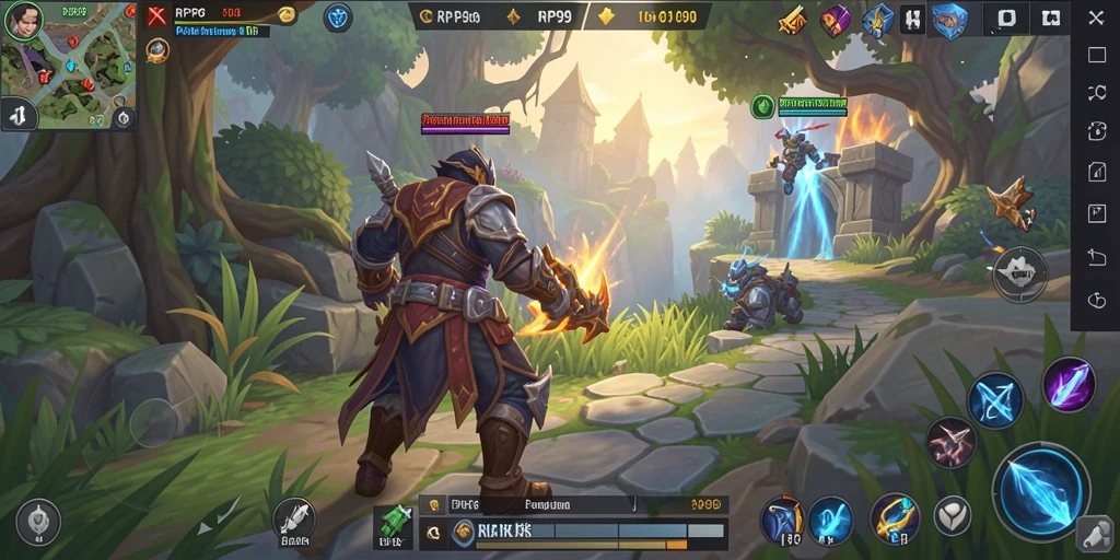 Gameplay menarik ARPG dengan petualangan epik di RP99.