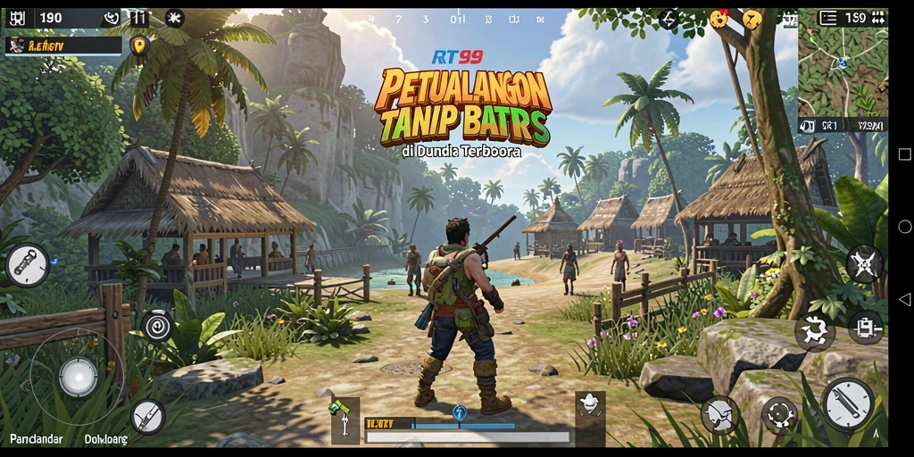 Screenshot menampilkan gameplay yang mendebarkan dalam dunia terbuka.