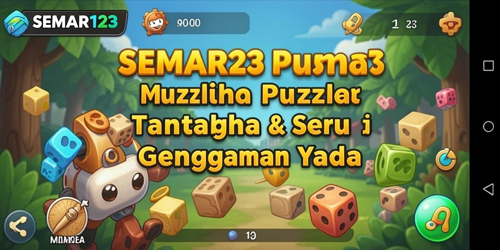 Tampilan gameplay Puzzle yang seru dan menantang di SEMAR123.