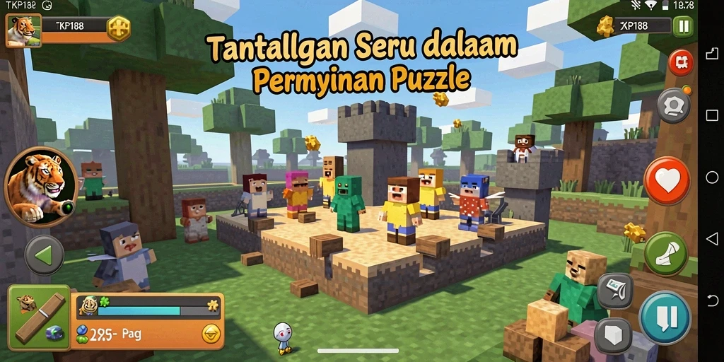 Tampilan gameplay TKP188 yang mengasyikkan dan penuh tantangan puzzle.